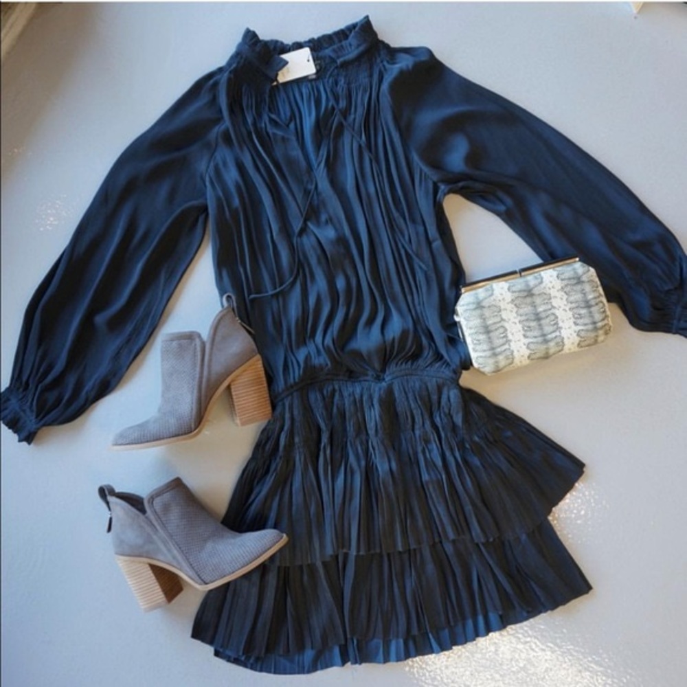 Anthropologie Current Air Los Angeles satin dress